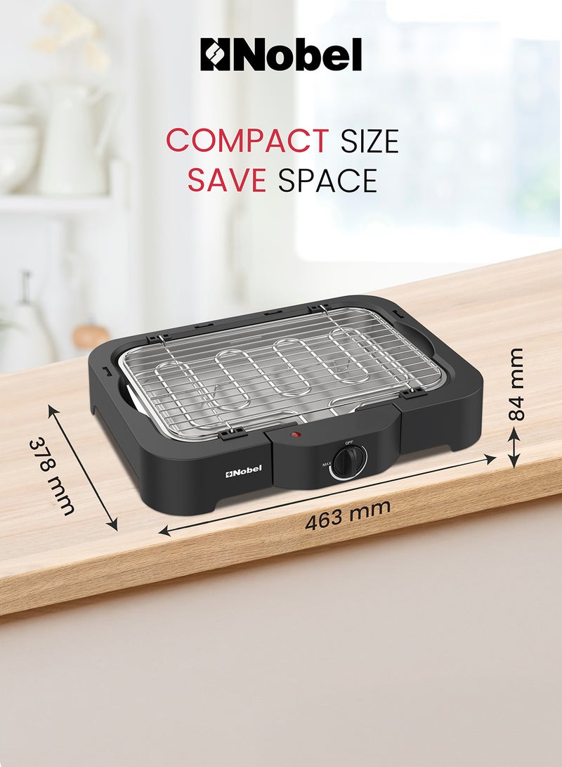 Nobel NBQ007 Black Electric Grill p